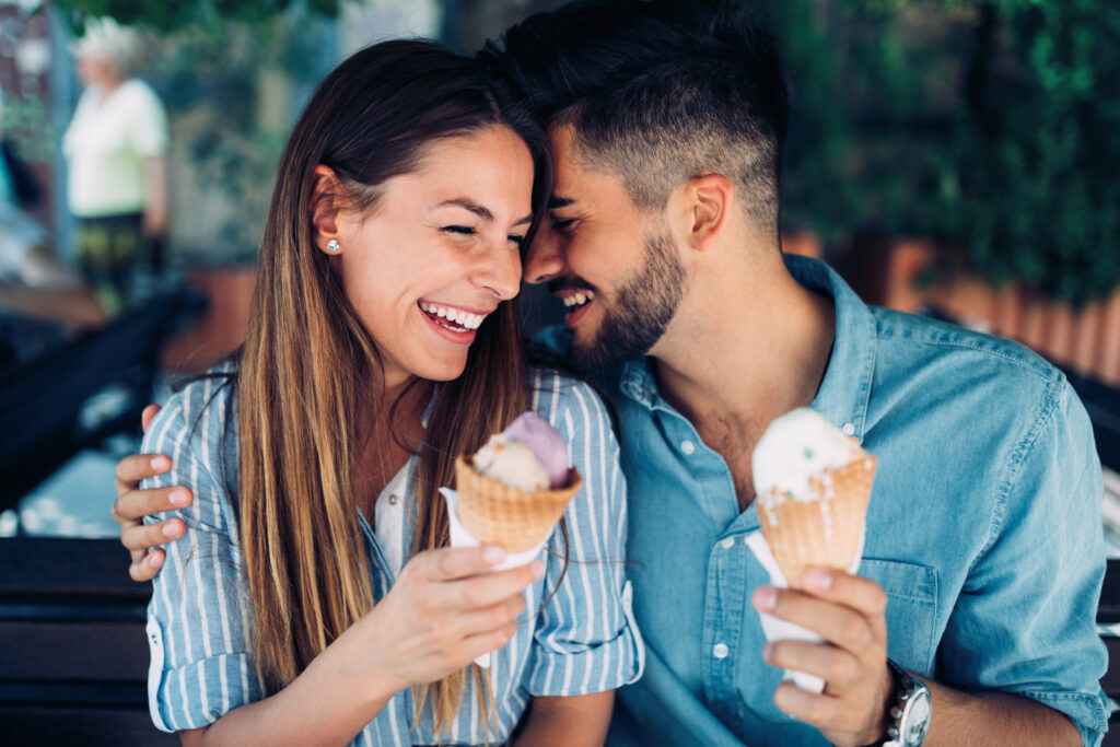 Ice Cream Couple - Dating Coach for Men - Introverted Alpha